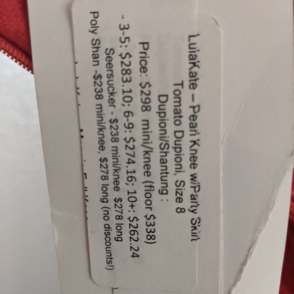 LulaKate Pearl Knee Dress w/ Party Skirt - Picture 4 of 6